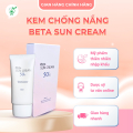 BETA SUN CREAM - Kem chống nắng SPF 50/PA+++ tạo màng film bảo vệ lâu trôi, nâng tone tự nhiên, dành cho mọi loại da 