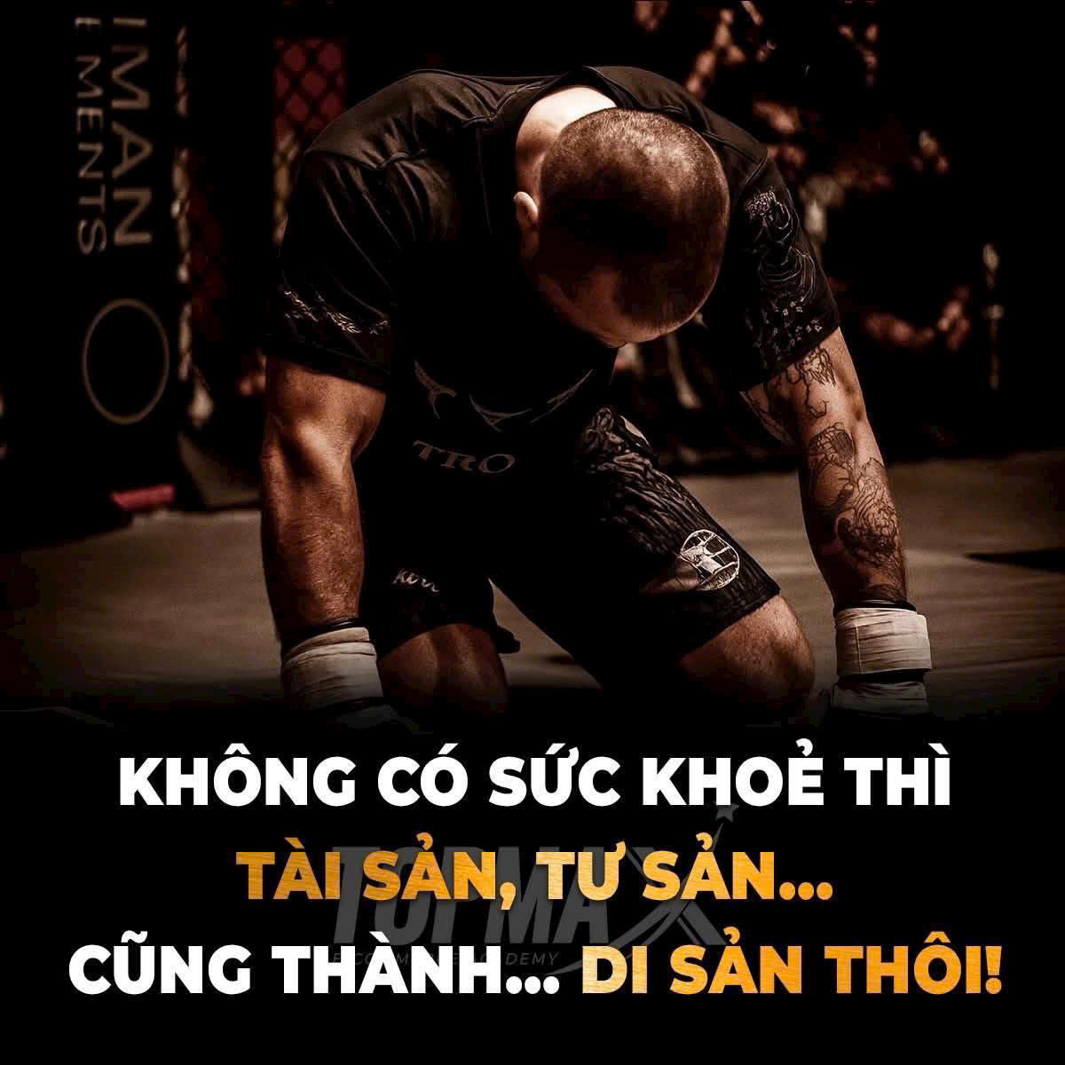 KHÔNG CÓ SỨC KHỎE THÌ TÀI SẢN CŨNG THÀNH DI SẢN THÔI.