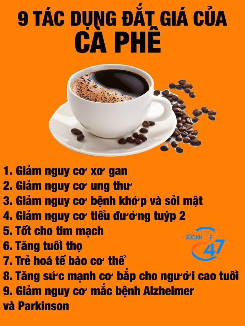 9 ++ TÁC DỤNG ĐẮT GIÁ CỦA CÀ PHÊ SẠCH, BẠN ĐÃ BIẾT?