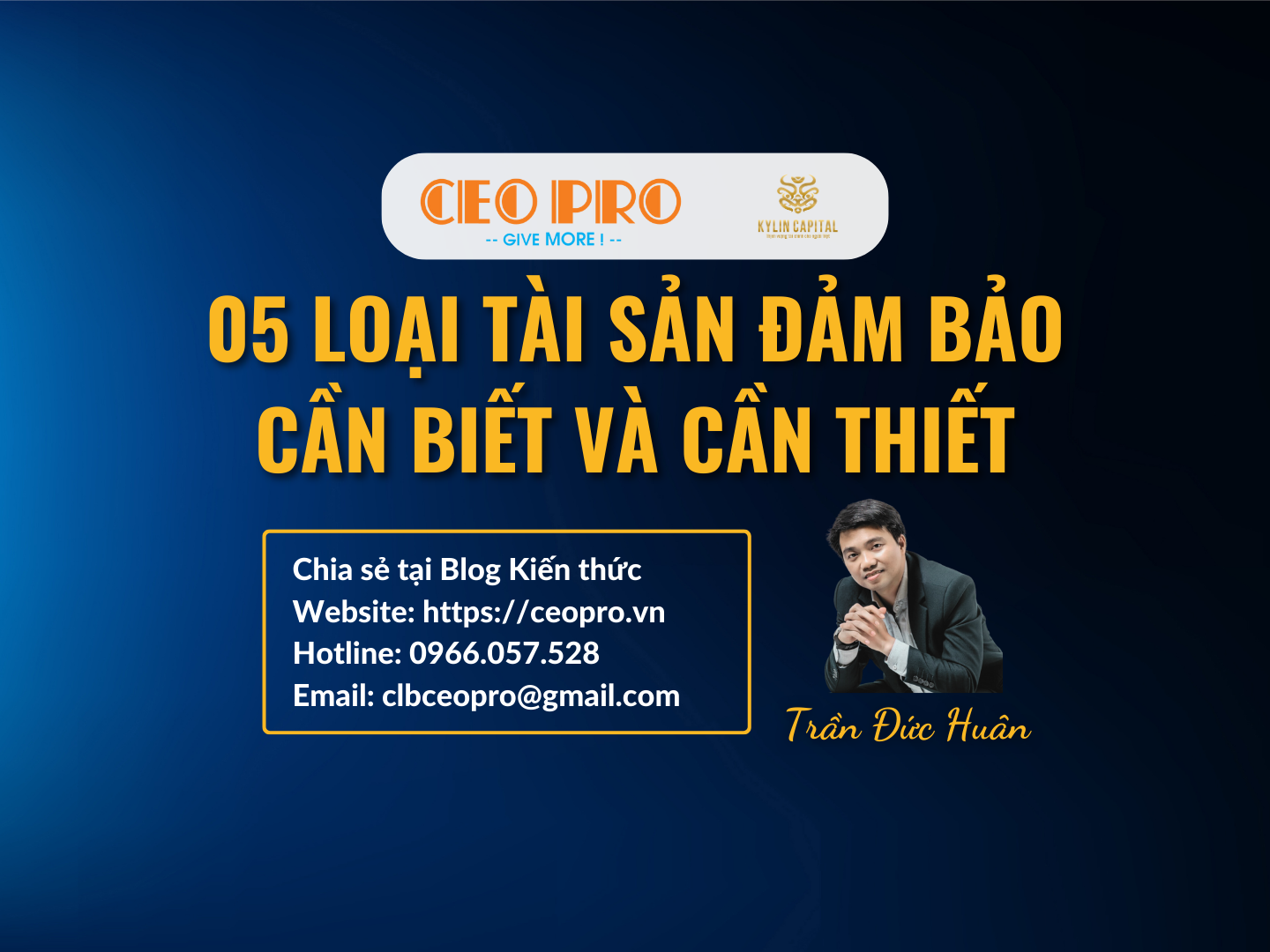 05 loại tài sản đảm bảo cần biết và cần thiết