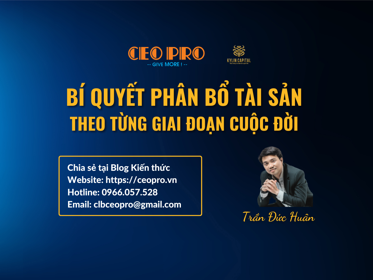 Bí quyết phân bổ tài sản theo từng giai đoạn cuộc đời