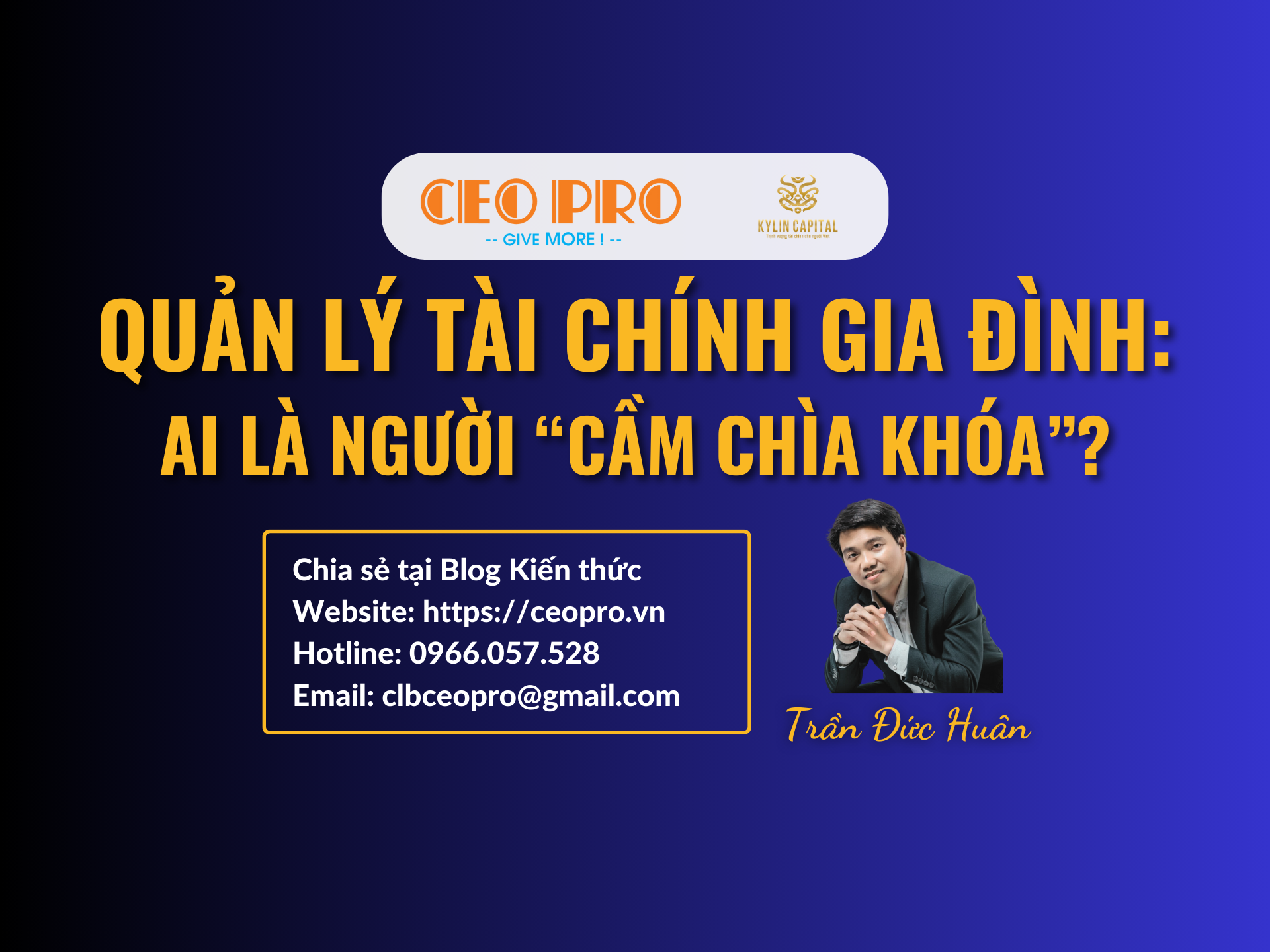 Quản lý tài chính gia đình: Ai là người "cầm chìa khóa"?